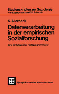 Vorderes Coverbild Datenverarbeitung in der Empirischen Sozialforschung