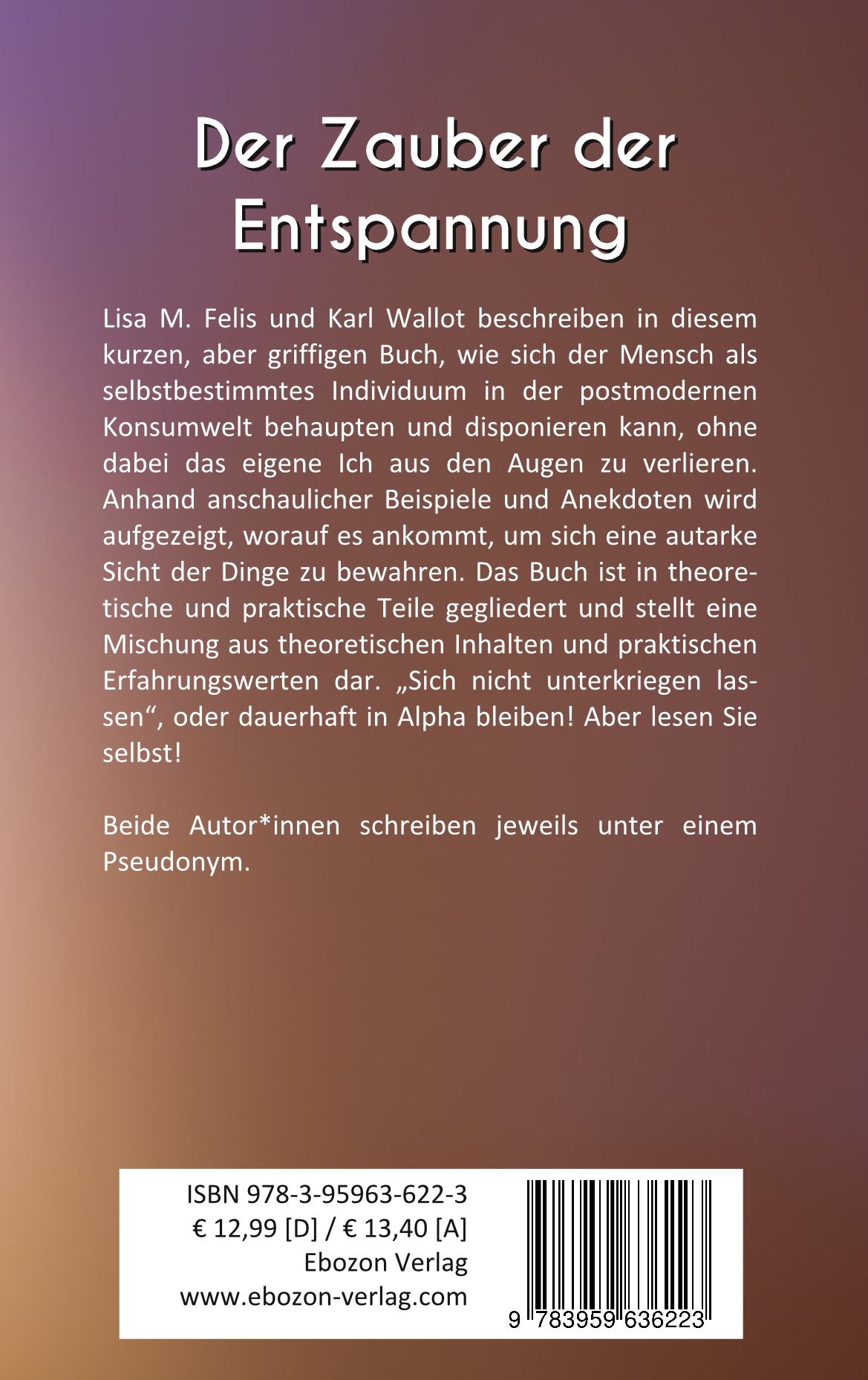 Rückseitencover Der Zauber der Entspannung