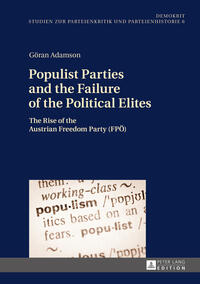 Vorderes Coverbild Populist Parties and the Failure of the Political Elites
