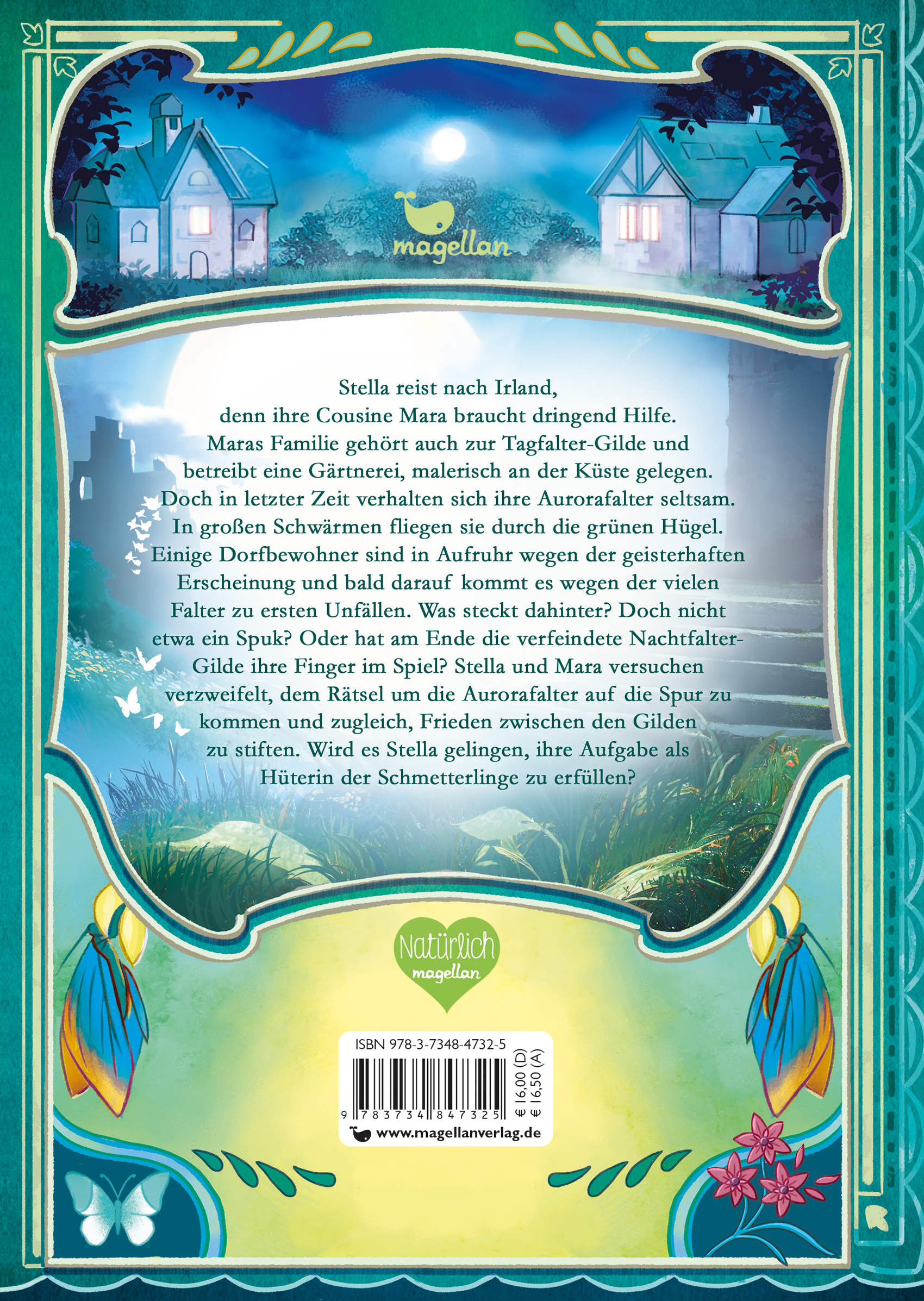 Rückseitencover Hüterin der Schmetterlinge - Unter den Flügeln der Aurora