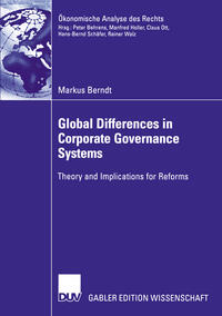 Vorderes Coverbild Global Differences in Corporate Governance Systems