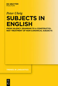 Vorderes Coverbild Subjects in English