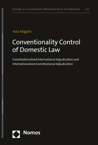 Vorderes Coverbild Conventionality Control of Domestic Law