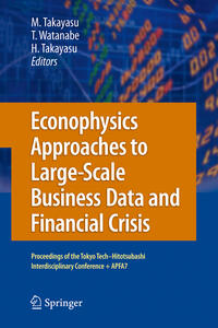 Vorderes Coverbild Econophysics Approaches to Large-Scale Business Data and Financial Crisis