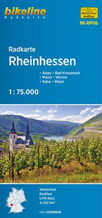 Vorderes Coverbild Radkarte Rheinhessen (RK-RPF06)