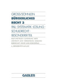 Vorderes Coverbild Bürgerliches Recht 3