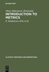 Vorderes Coverbild Introduction to metrics