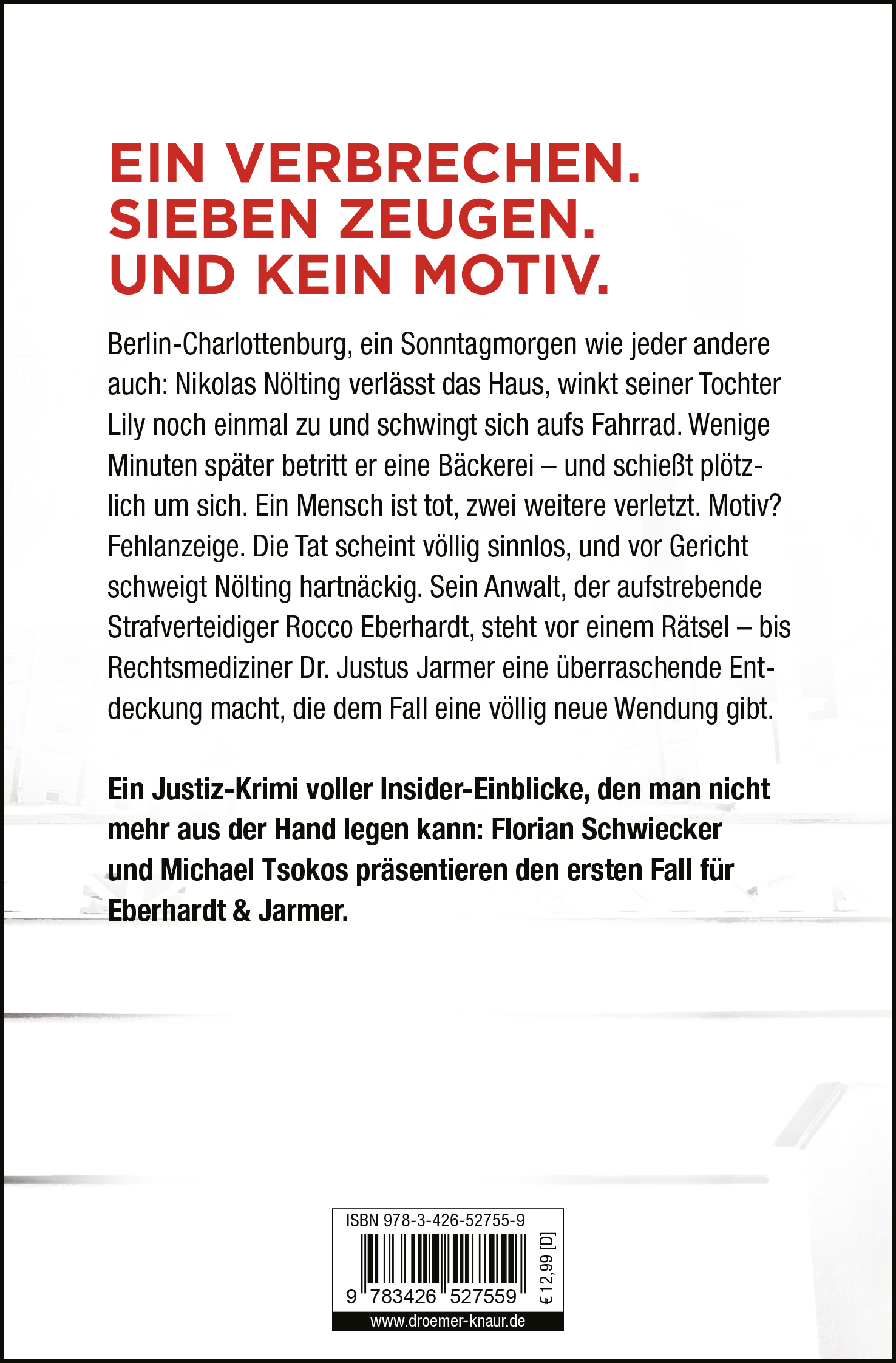 Rückseitencover Die siebte Zeugin