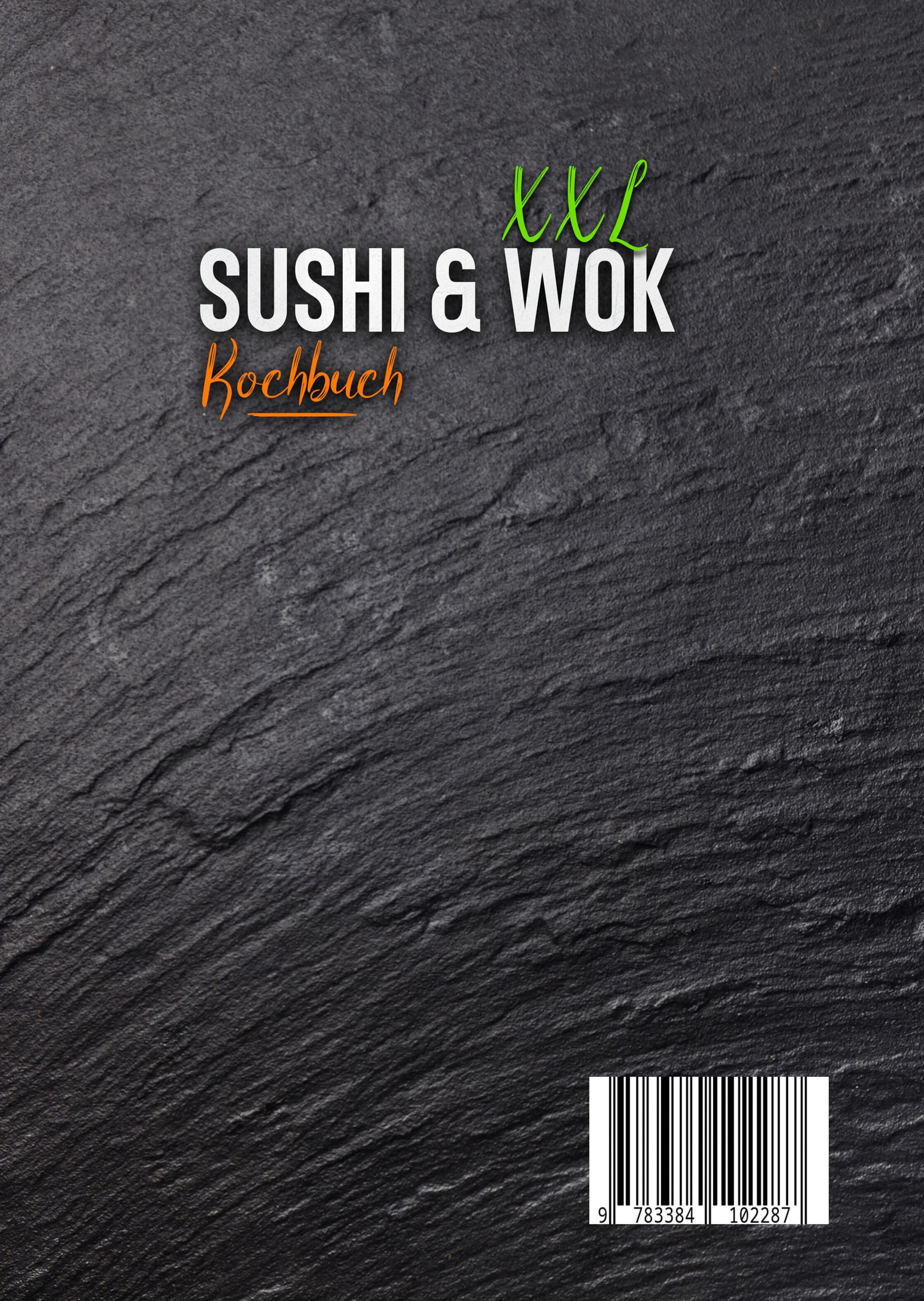 Rückseitencover XXL Sushi & WOK Kochbuch