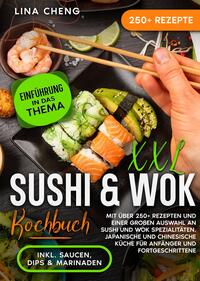 Vorderes Coverbild XXL Sushi & WOK Kochbuch