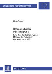 Vorderes Coverbild Reflexe kultureller Modernisierung