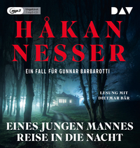 Vorderes Coverbild Eines jungen Mannes Reise in die Nacht. Ein Fall für Gunnar Barbarotti