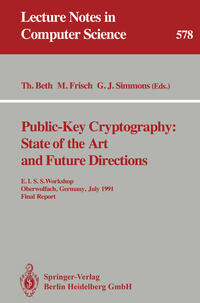 Vorderes Coverbild Public-Key Cryptography: State of the Art and Future Directions