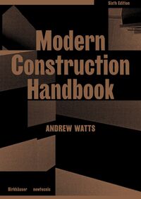 Vorderes Coverbild Modern Construction Handbook
