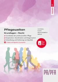 Vorderes Coverbild Pflegewelten - Grundlagen + Recht