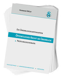 Vorderes Coverbild Überblickskarteikarten Offentliches Recht