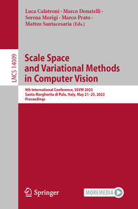 Vorderes Coverbild Scale Space and Variational Methods in Computer Vision