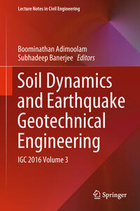 Vorderes Coverbild Soil Dynamics and Earthquake Geotechnical Engineering