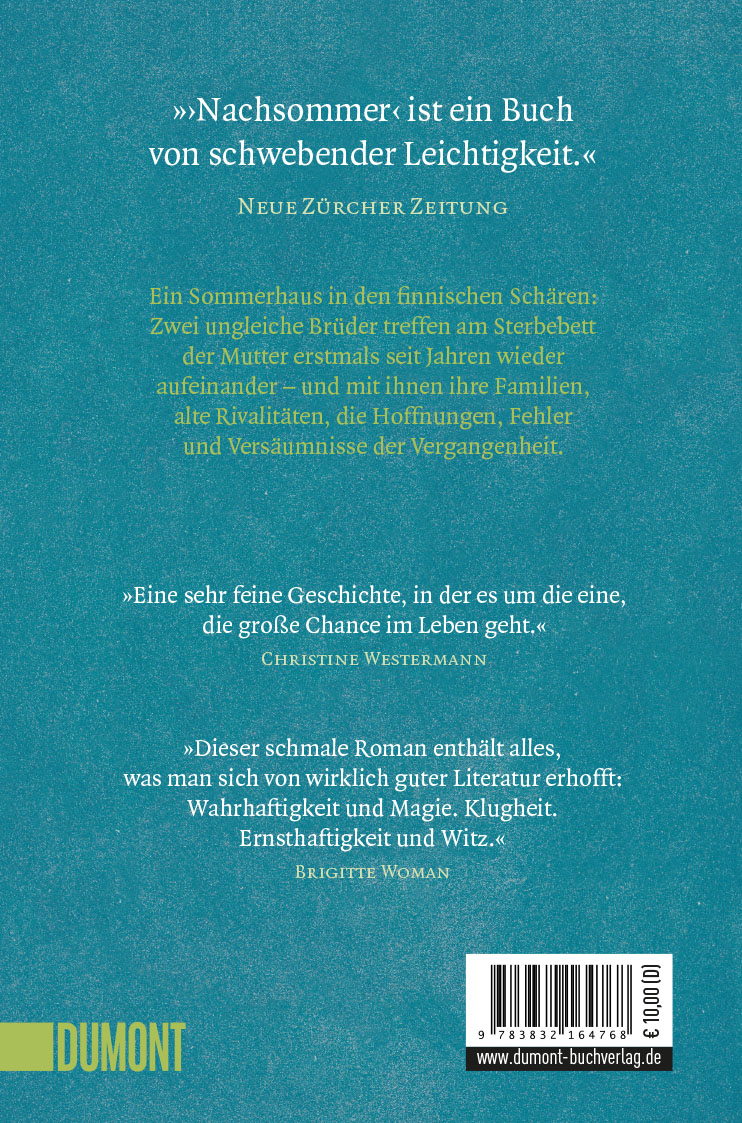 Rückseitencover Nachsommer