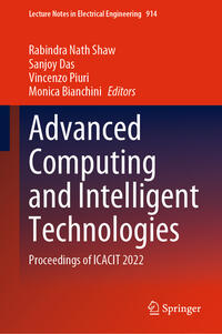 Vorderes Coverbild Advanced Computing and Intelligent Technologies
