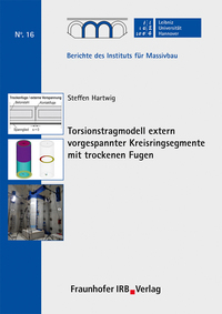 Vorderes Coverbild Torsionstragmodell extern vorgespannter Kreisringsegmente mit trockenen Fugen
