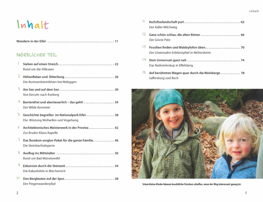 Beispielinhalt (Bild) Wanderspaß mit Kindern Eifel