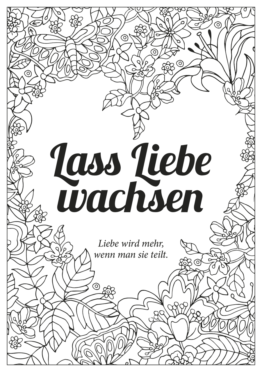 Beispielinhalt (Bild) Meine farbenfrohen Grüße