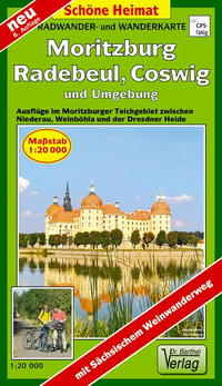 Vorderes Coverbild Radwander- und Wanderkarte Moritzburg, Radebeul, Coswig und Umgebung