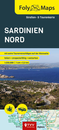 Vorderes Coverbild FolyMaps Sardinien Nord