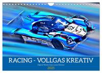 Vorderes Coverbild Racing - Vollgas kreativ (Wandkalender 2025 DIN A4 quer), CALVENDO Monatskalender