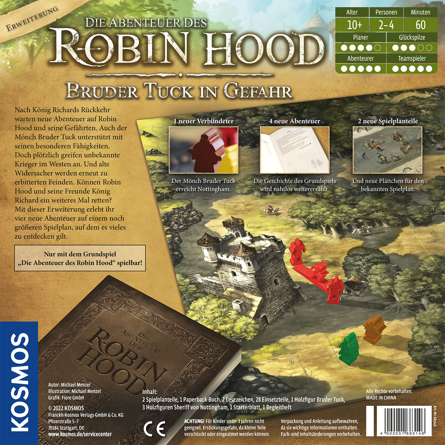 Rückseitencover Robin Hood - Bruder Tuck in Gefahr (Erweiterung)