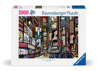 Vorderes Coverbild Erwachsenenpuzzle 1000 Teile - Buntes New York