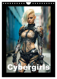 Vorderes Coverbild Cybergirls (Wandkalender 2025 DIN A4 hoch), CALVENDO Monatskalender