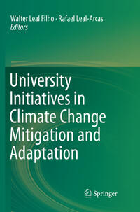 Vorderes Coverbild University Initiatives in Climate Change Mitigation and Adaptation
