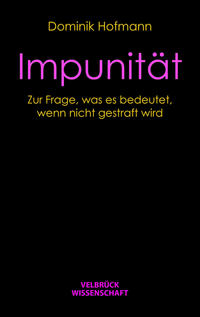 Vorderes Coverbild Impunität