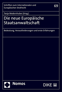 Vorderes Coverbild Die neue Europäische Staatsanwaltschaft