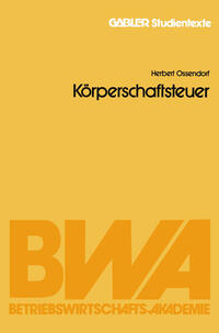 Vorderes Coverbild Körperschaftsteuer