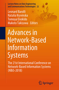 Vorderes Coverbild Advances in Network-Based Information Systems