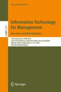 Vorderes Coverbild Information Technology for Management: New Ideas and Real Solutions