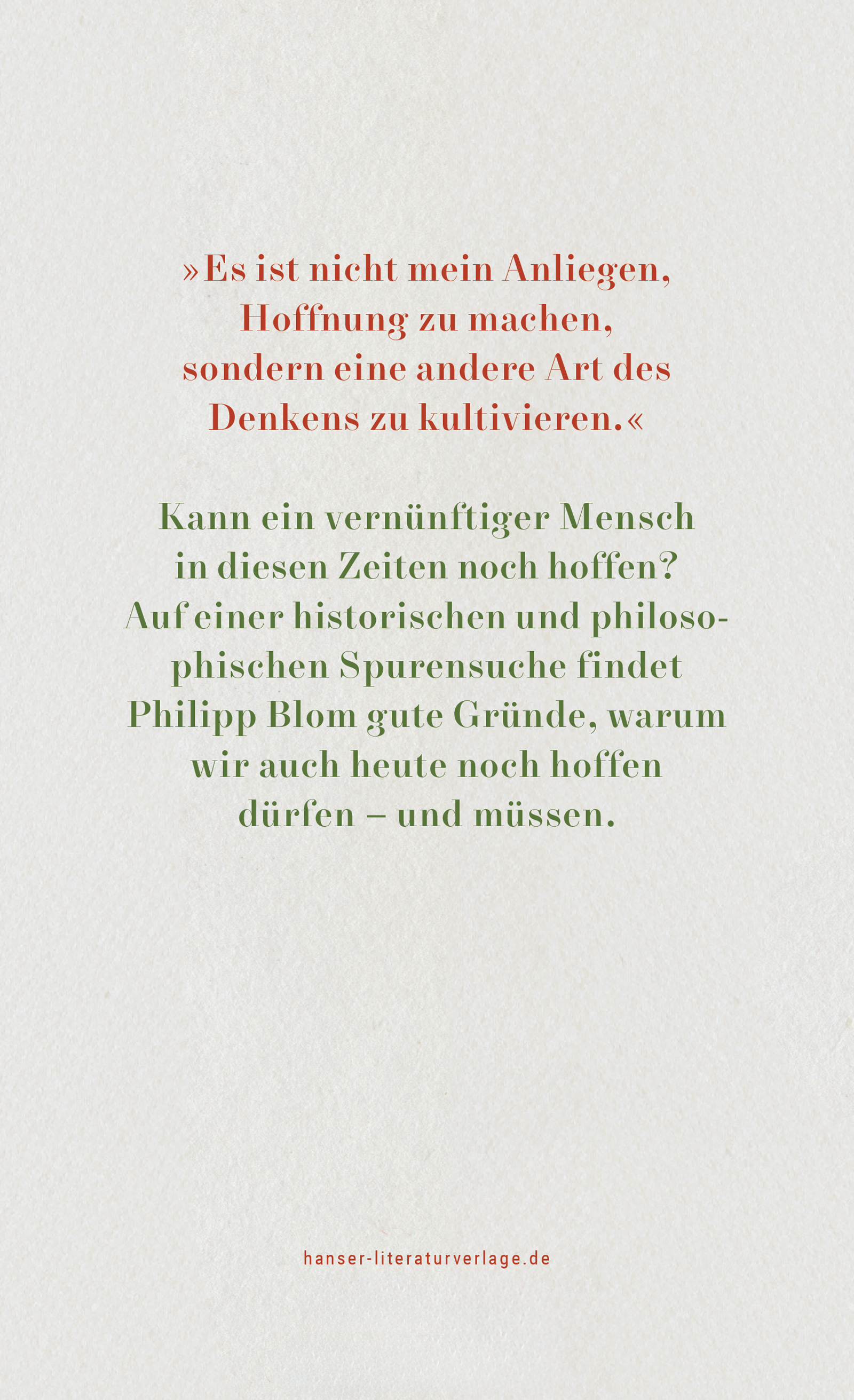 Beispielinhalt (Bild) Hoffnung