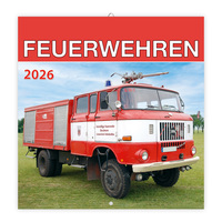 Vorderes Coverbild Trötsch Broschürenkalender Feuerwehren 2026