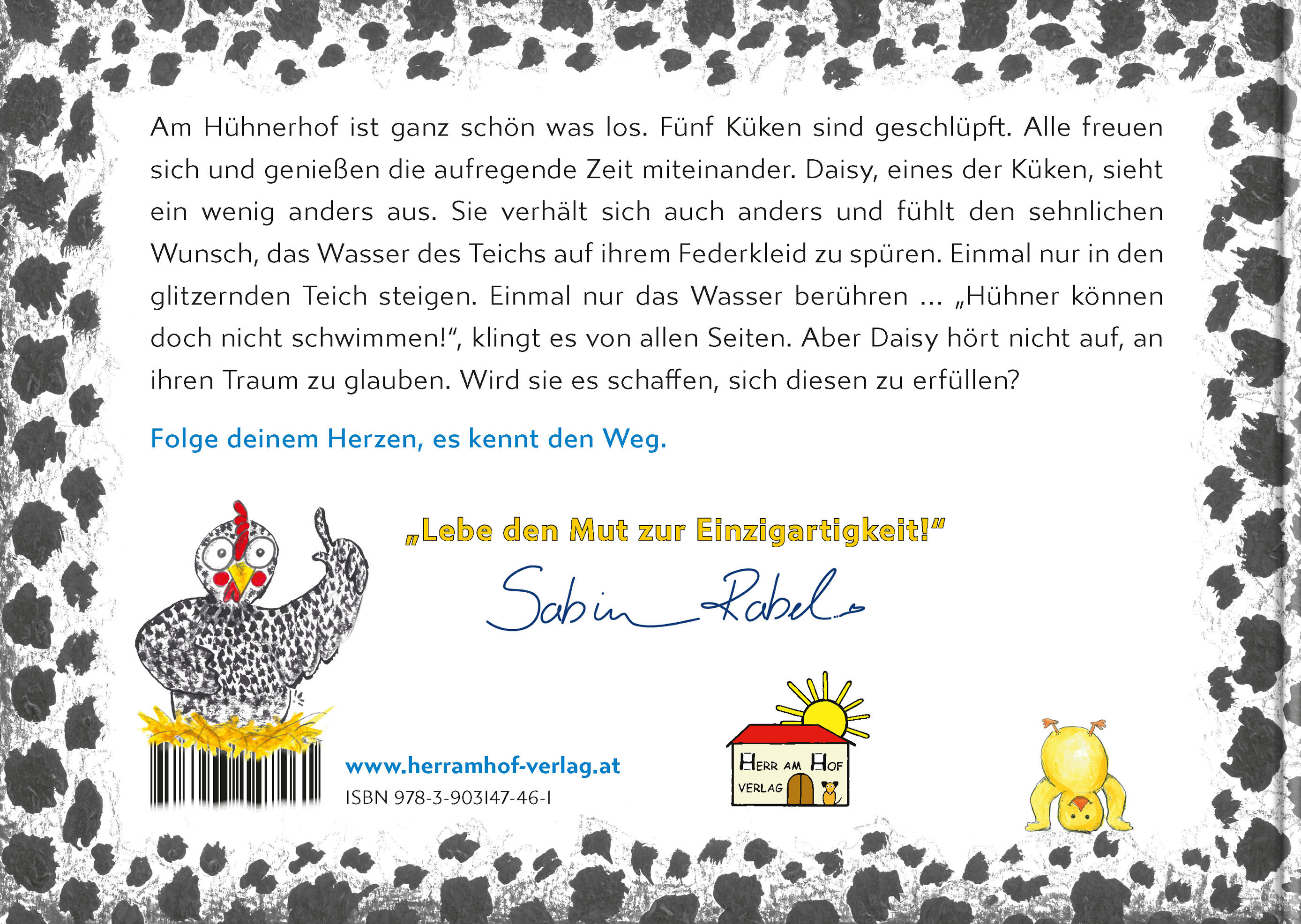 Rückseitencover Sunny und Honey im Kükenglück