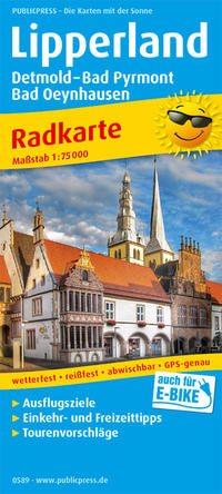 Vorderes Coverbild Lipperland, Detmold - Bad Pyrmont - Bad Oeynhausen