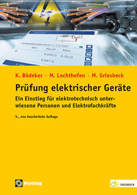 Vorderes Coverbild Prüfung elektrischer Geräte