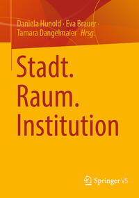 Vorderes Coverbild Stadt. Raum. Institution