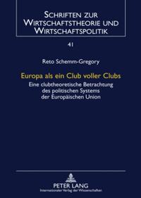 Vorderes Coverbild Europa als ein Club voller Clubs