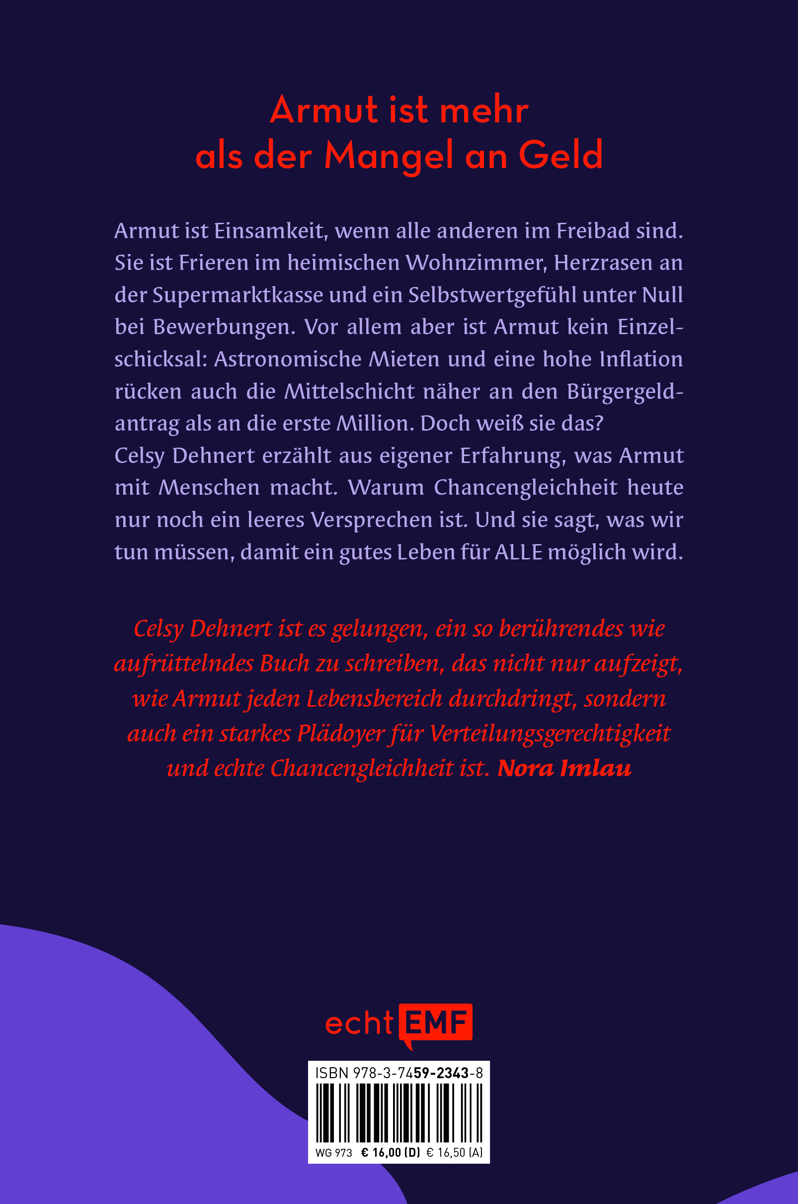 Rückseitencover Das Gefühl von Armut