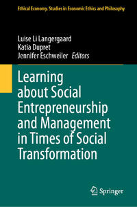 Vorderes Coverbild Learning about Social Entrepreneurship and Management in Times of Social Transformation