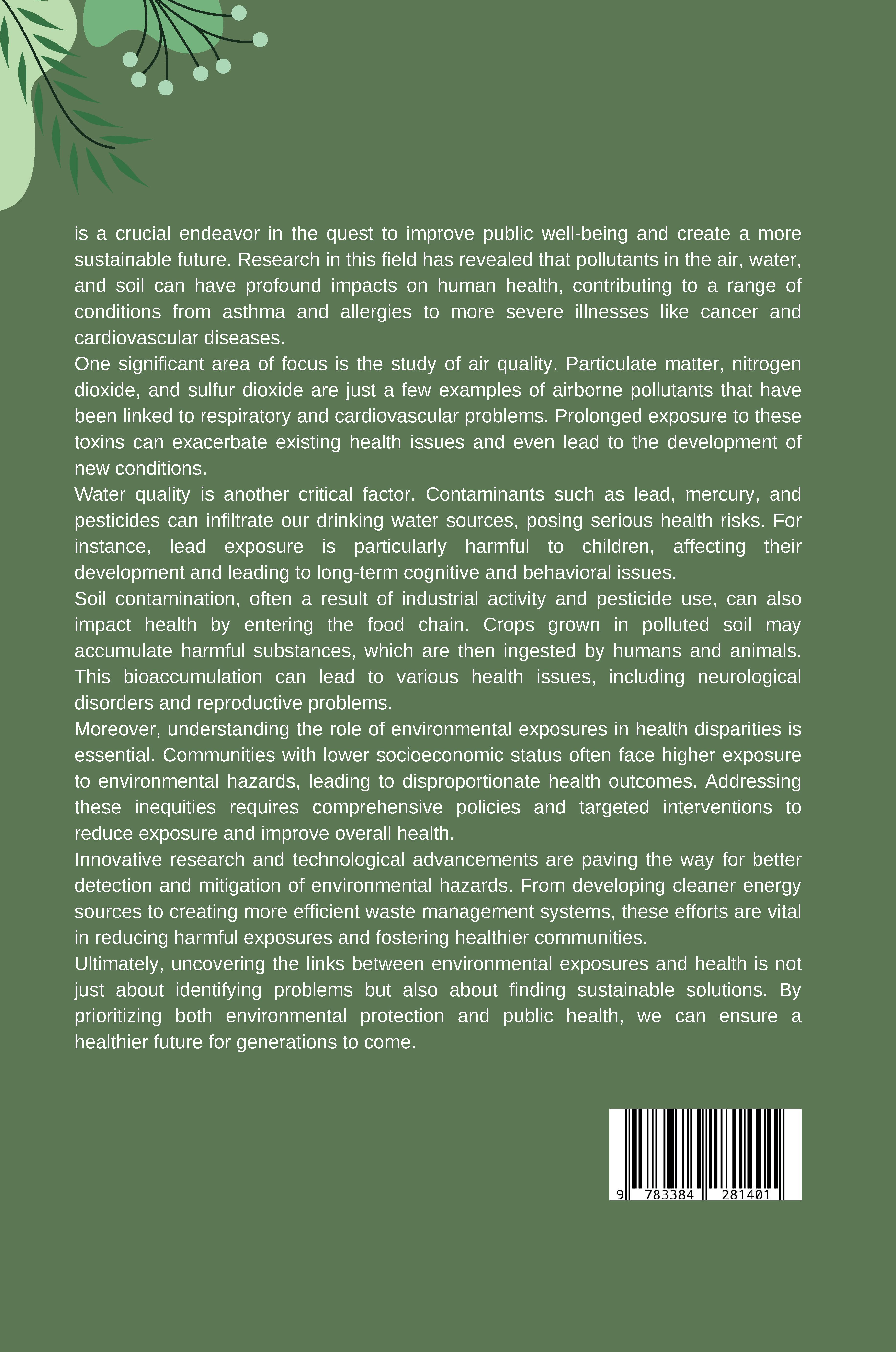 Rückseitencover The Challenge of the Low Dose: Environmental Epidemiology and the Quest for Accurate Measurement