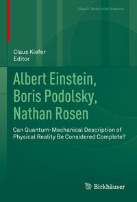 Vorderes Coverbild Albert Einstein, Boris Podolsky, Nathan Rosen